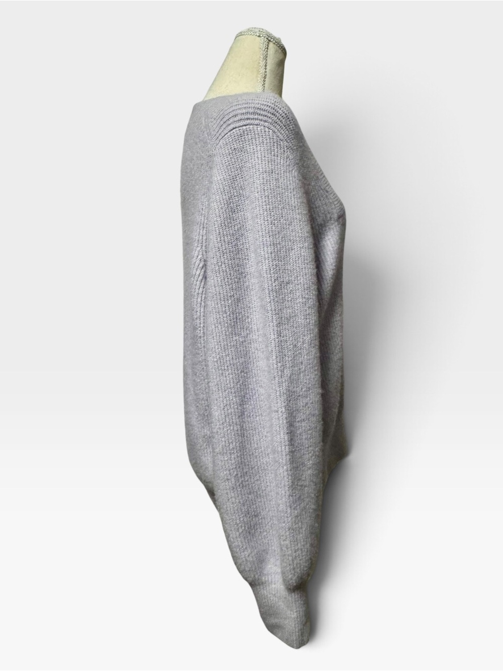 MADEWELL Women's Coziest Yarn Square Neck Pullover Knit Sweater - Lt. Purple, XL - Picture 6 of 10
